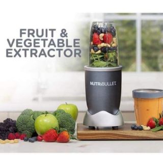 NutriBullet NBR-1201 12-Piece High-Speed Blender/Mixer System, Gray (600  Watts)