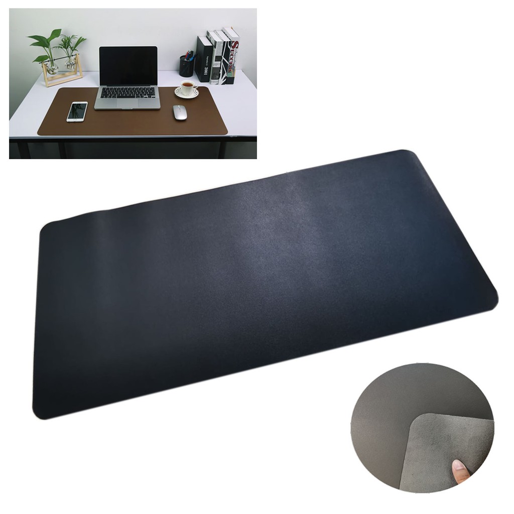 80cmX40cm Leather Mouse Pad Laptop Mat Office Computer Desk Cushion ...