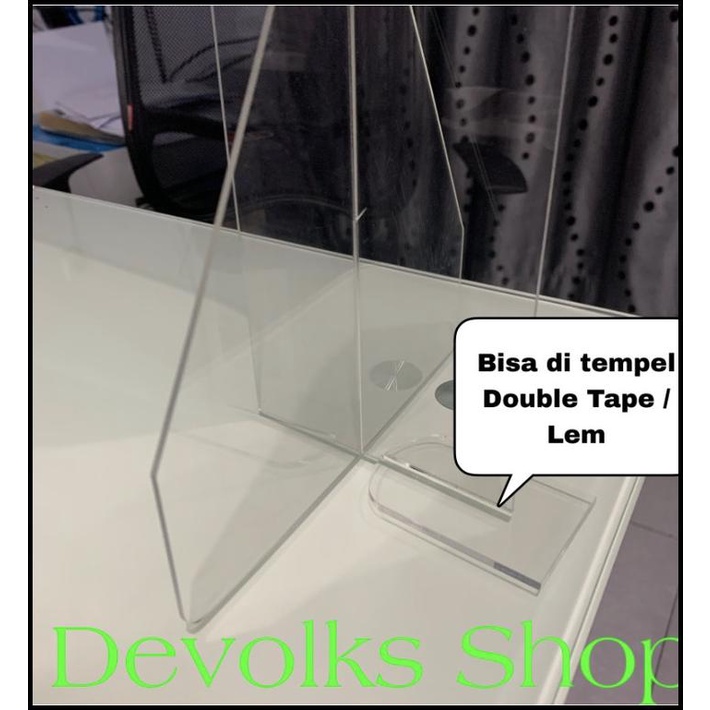 Universal Cash Register Divider / Bulkhead / Acrylic Table Divider