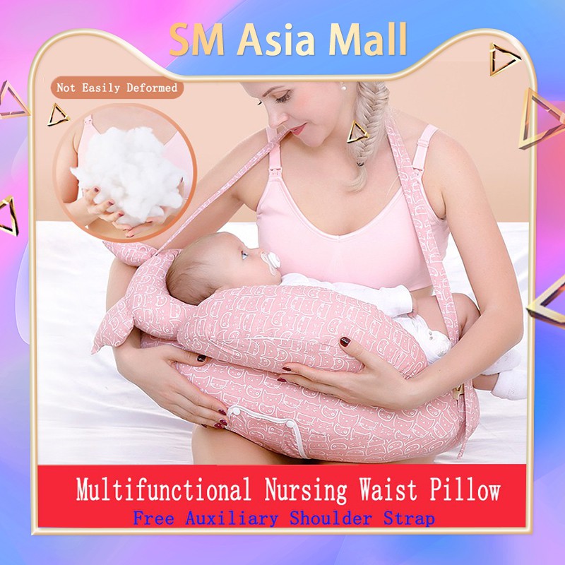 stock Layered Adjustable Baby Breastfeeding Pillows Nursing Cushion Multifunctional Anti Spittin Shopee Philippines