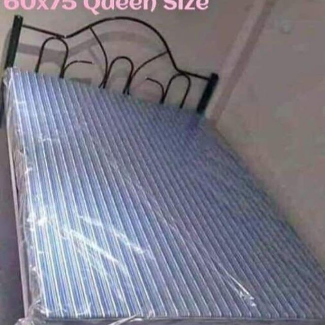 STEEL BED AND URATEX FOAM QUEEN SIZE SET Shopee Philippines