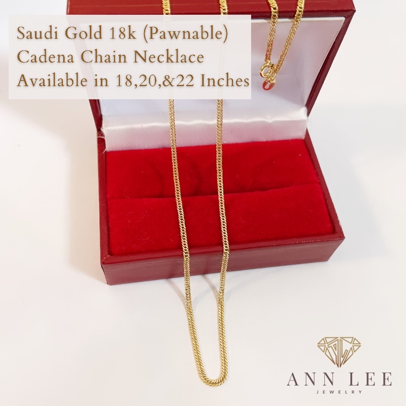 Cadena Men's Necklace 18K Gold – ZNZ Jewelry Affordagold
