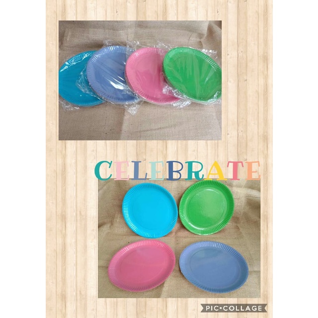 Colored paper clearance plates