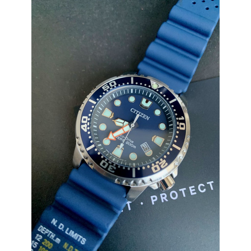 Promaster Diver-Men's Eco-Drive BN0151-09L Blue Diver Watch