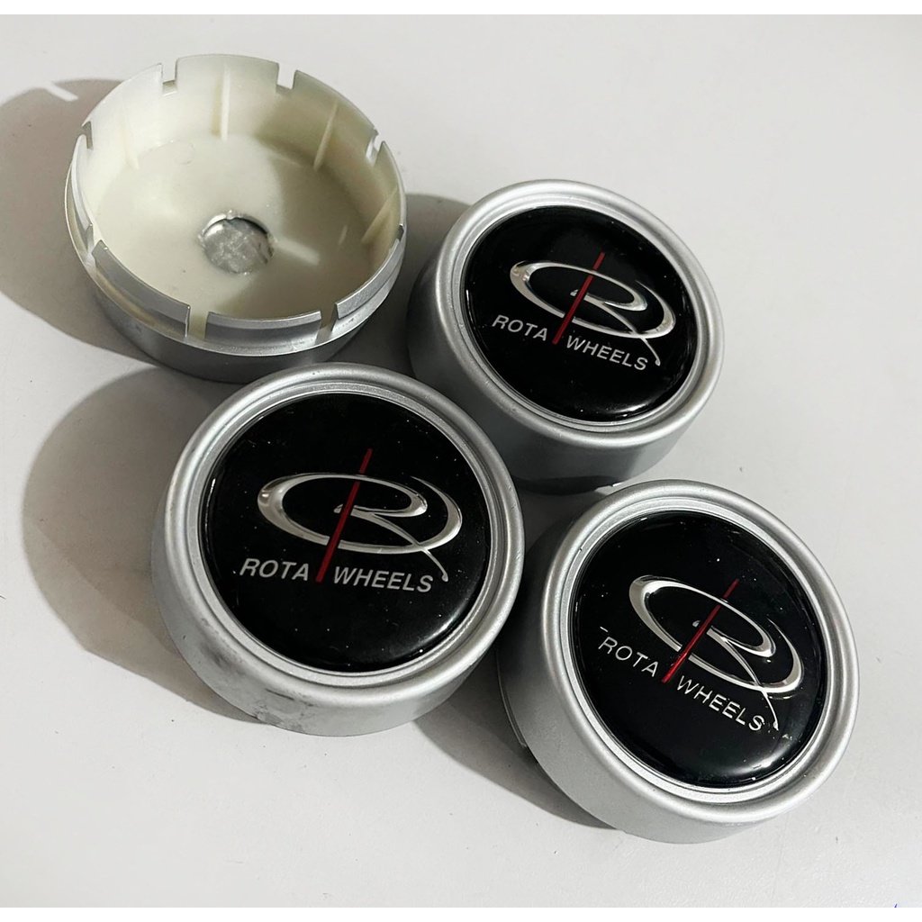 Rota Wheel Elevated Silver Center Cap Shopee Philippines