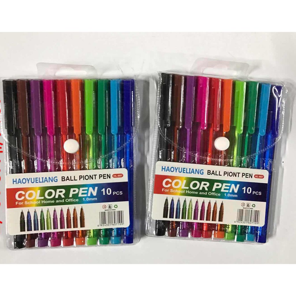 Colored ballpens deals