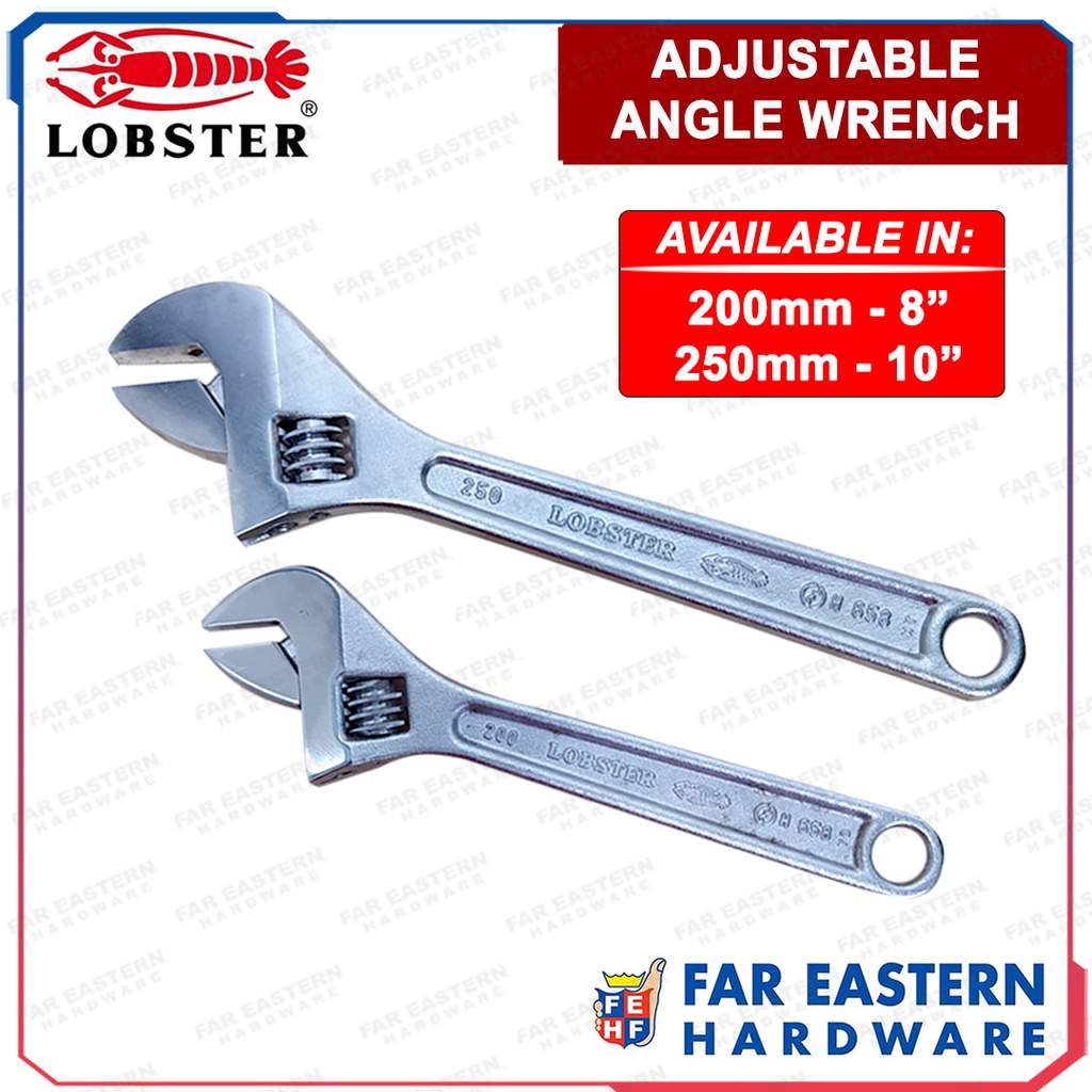 LOBSTER Adjustable Angle Wrench 200mm | 250mm | Shopee Philippines