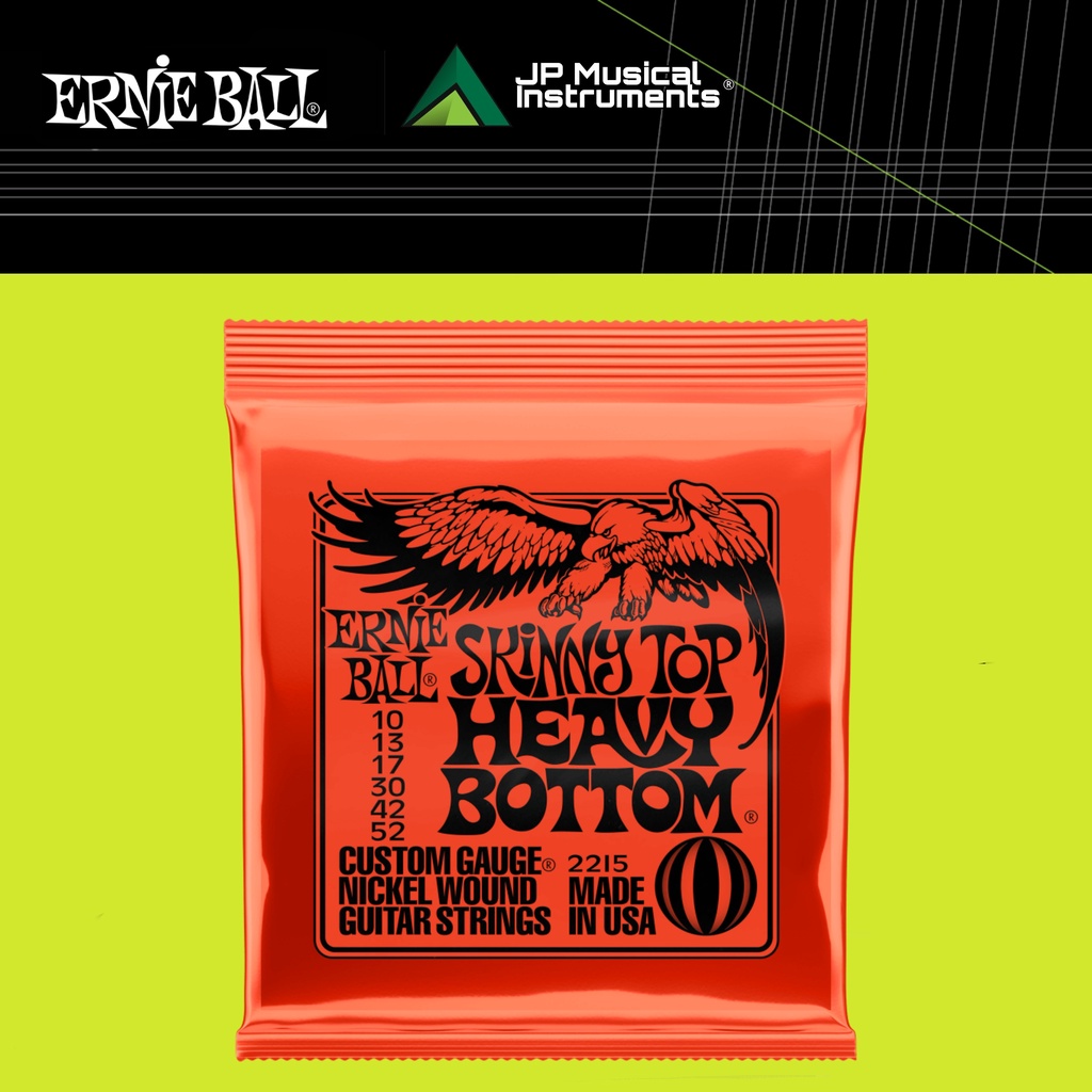 Ernie Ball 2221 / 2222 / 2223 / 2215 Custom Gauge Nickel Wound Guitar