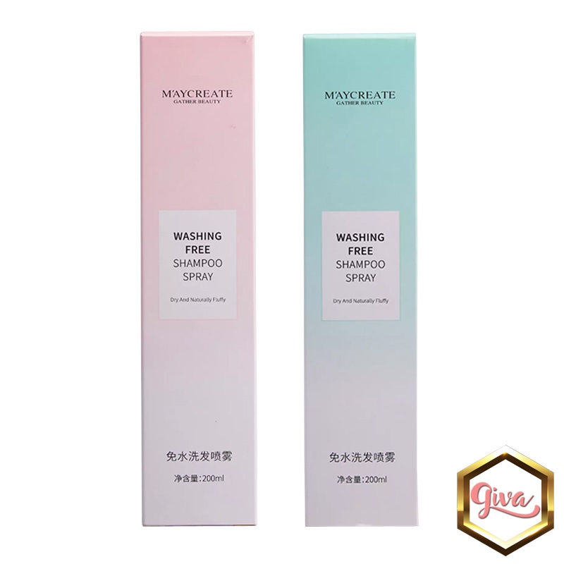 GIVA New MAYCREATE Washing Free Shampoo Spray Dry And Naturally Fluffy