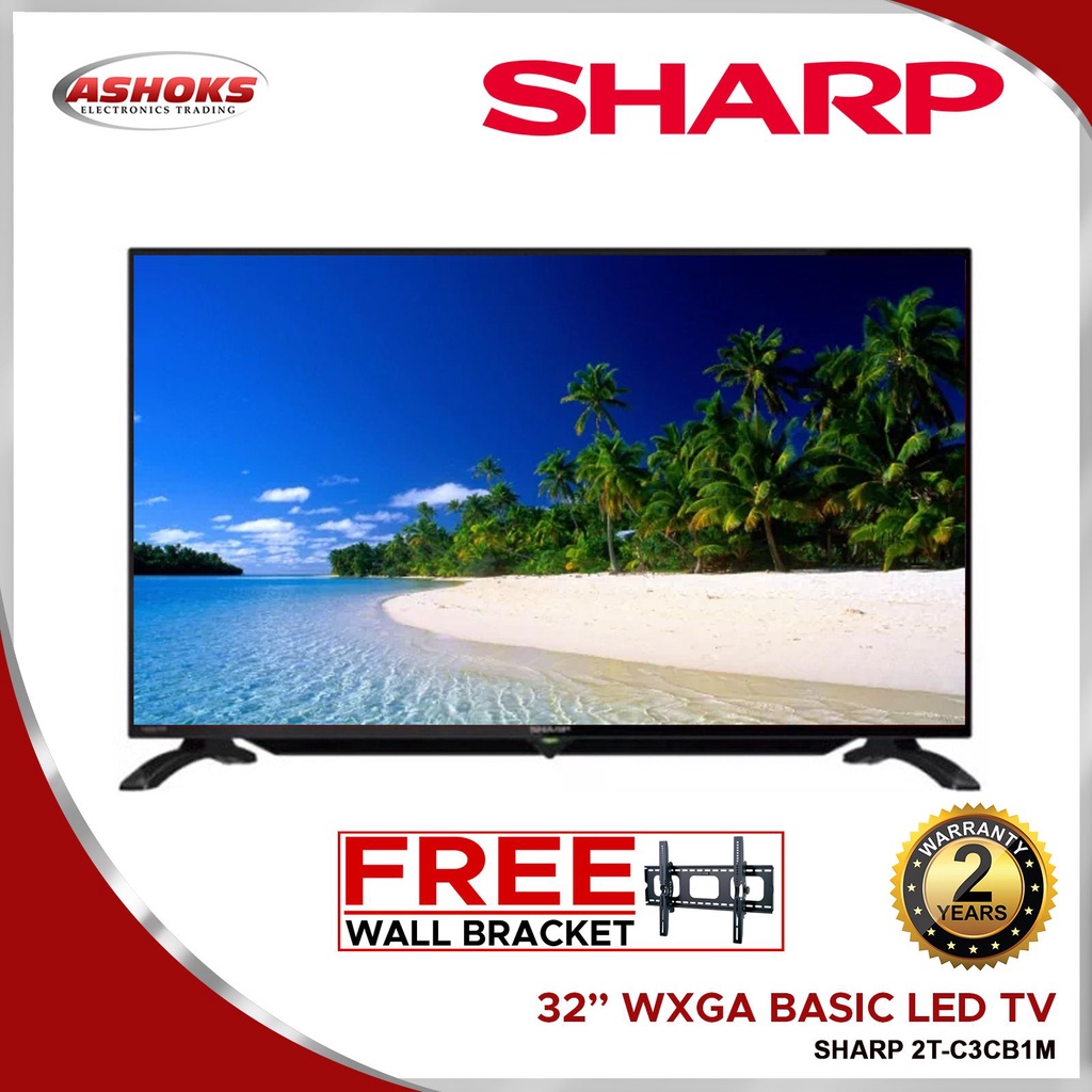 Sharp 32 inch 2T C32CB1M / 32" WXGA BASIC TV (2 Years Warranty) / Sharp