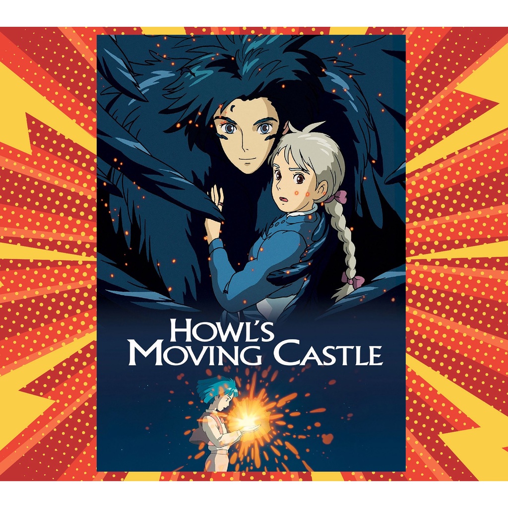 Howl's Moving Castle Poster A4 Holographic Posters Anime Movie Gaming ...