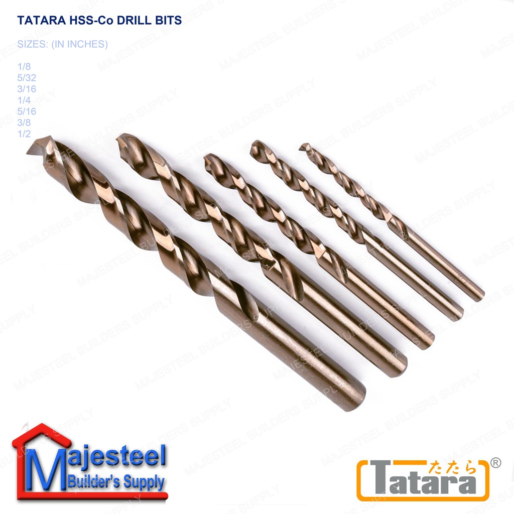 Faiz Tatara Hss-cobalt Drill Bit   Stainless 1 8'' 