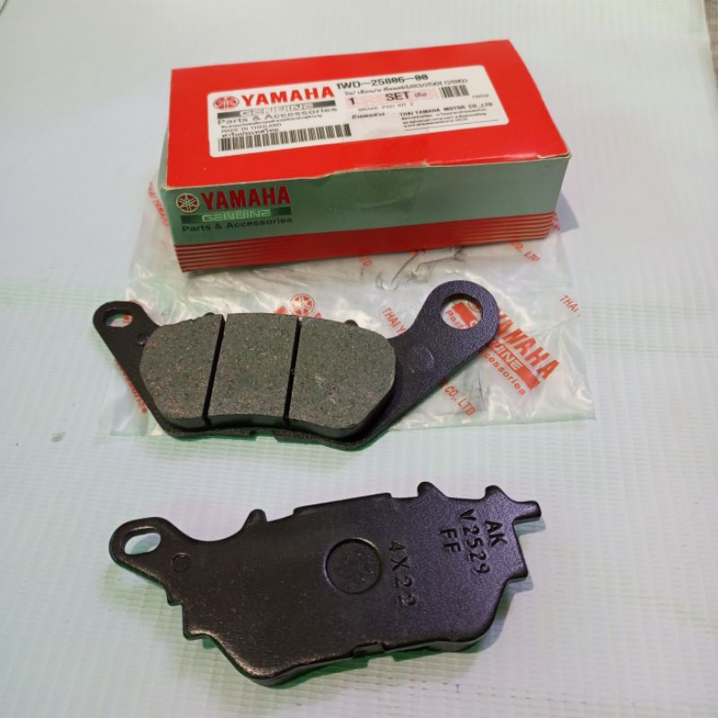 Yamaha R3 R25 Xmax300 Rear Brake Pad Genuine | Shopee Philippines