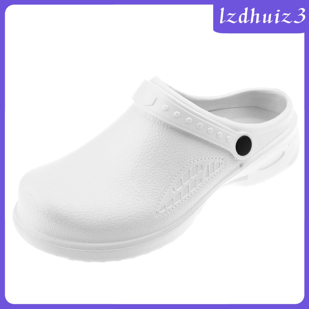 White sales chef shoes