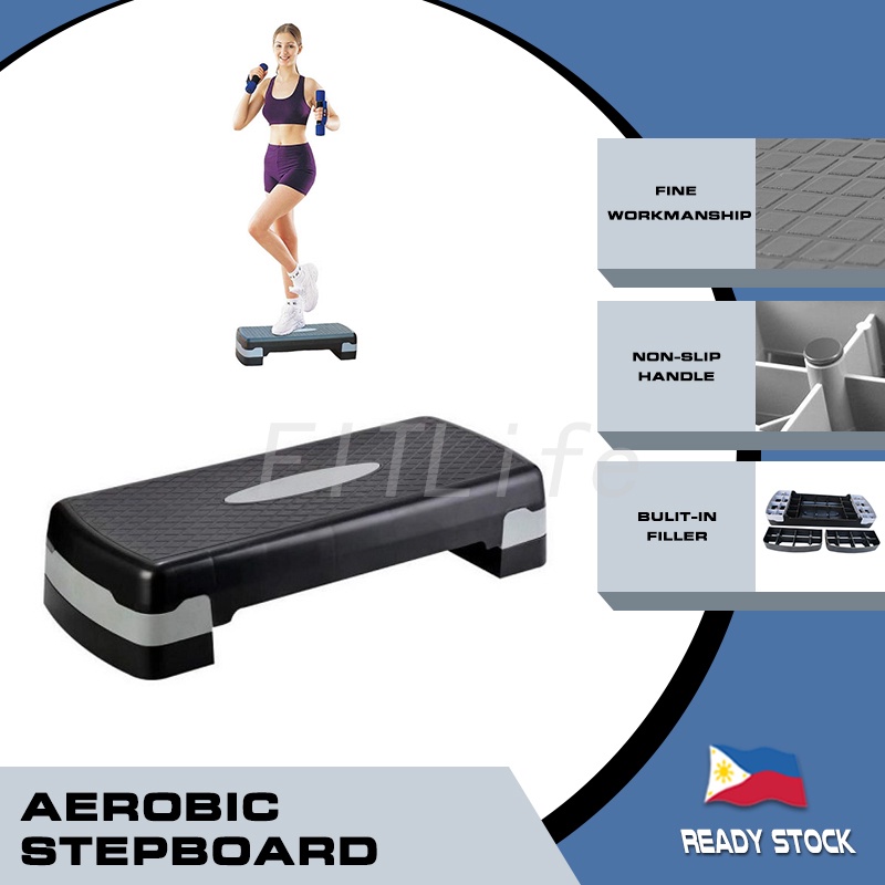 Ready Stock 68cm 2-Layer Aerobic Step Board Fitness Stepper Step w ...