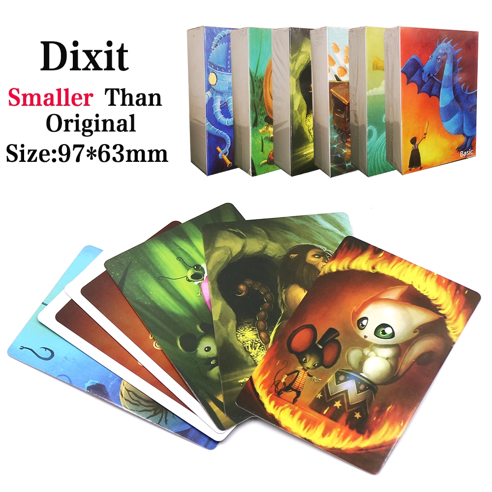 84 Cards English Just A Word DIXIT Board Games Family Party Deck Card Game  Multiplayer Table Games Good Quality Factory Made