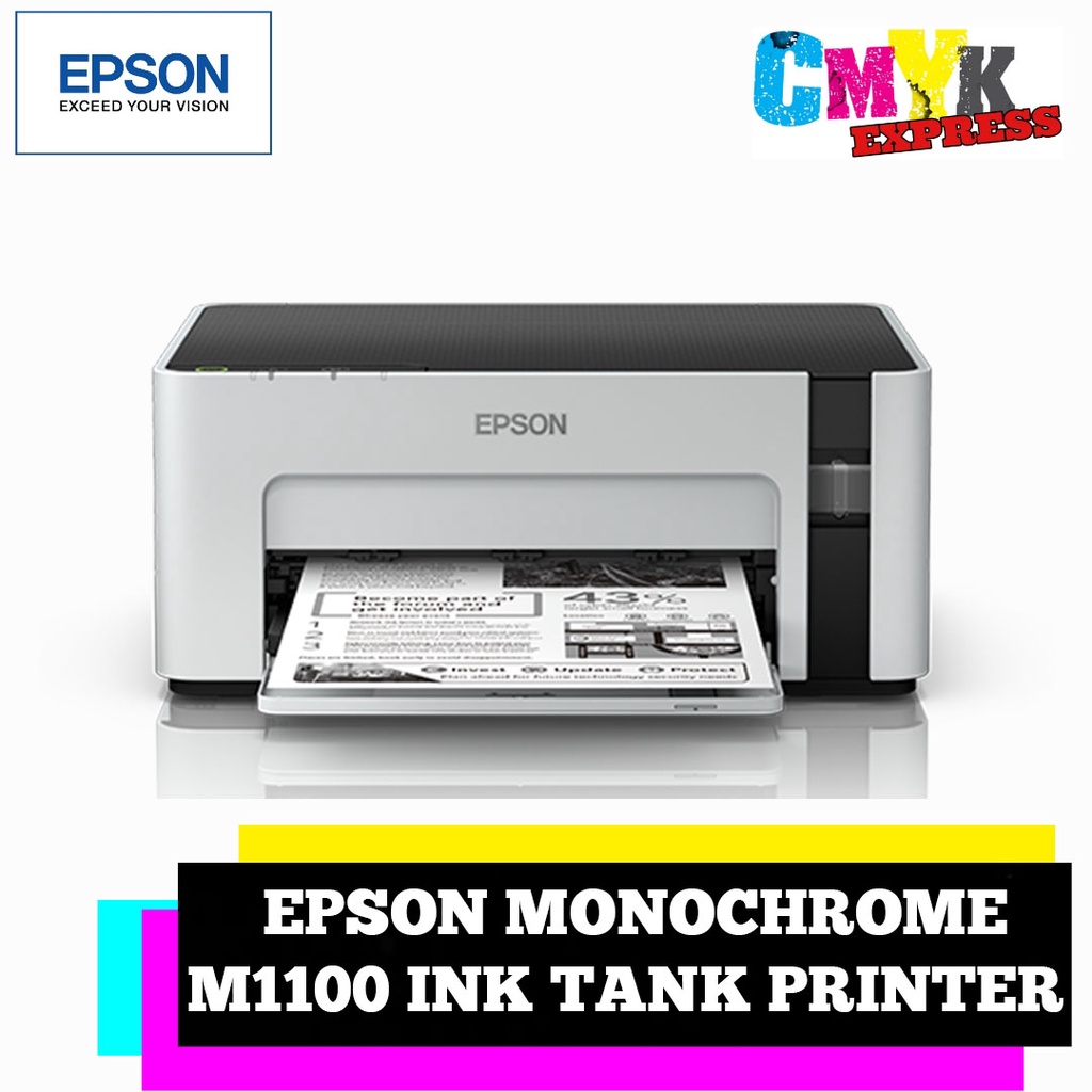 Epson Ecotank Monochrome M1100 Ink Tank Printer Shopee Philippines 5767