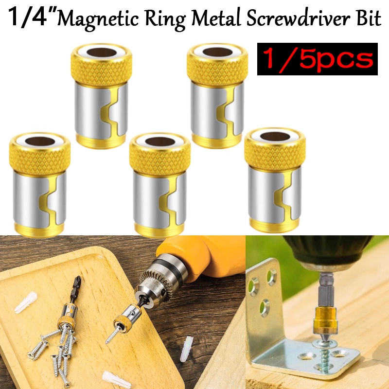Screwdriver bit magnetic ring sleeve aluminum alloy screwdriver head ...