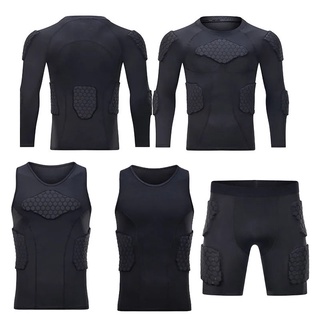 Martial Arts Long Sleeve Padded Compression Shirts - Youth