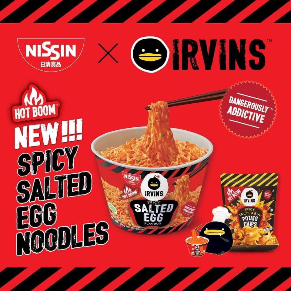 Nissin Irvin's Salted Egg Instant Noodles [EXP: 06.2024] | Shopee ...