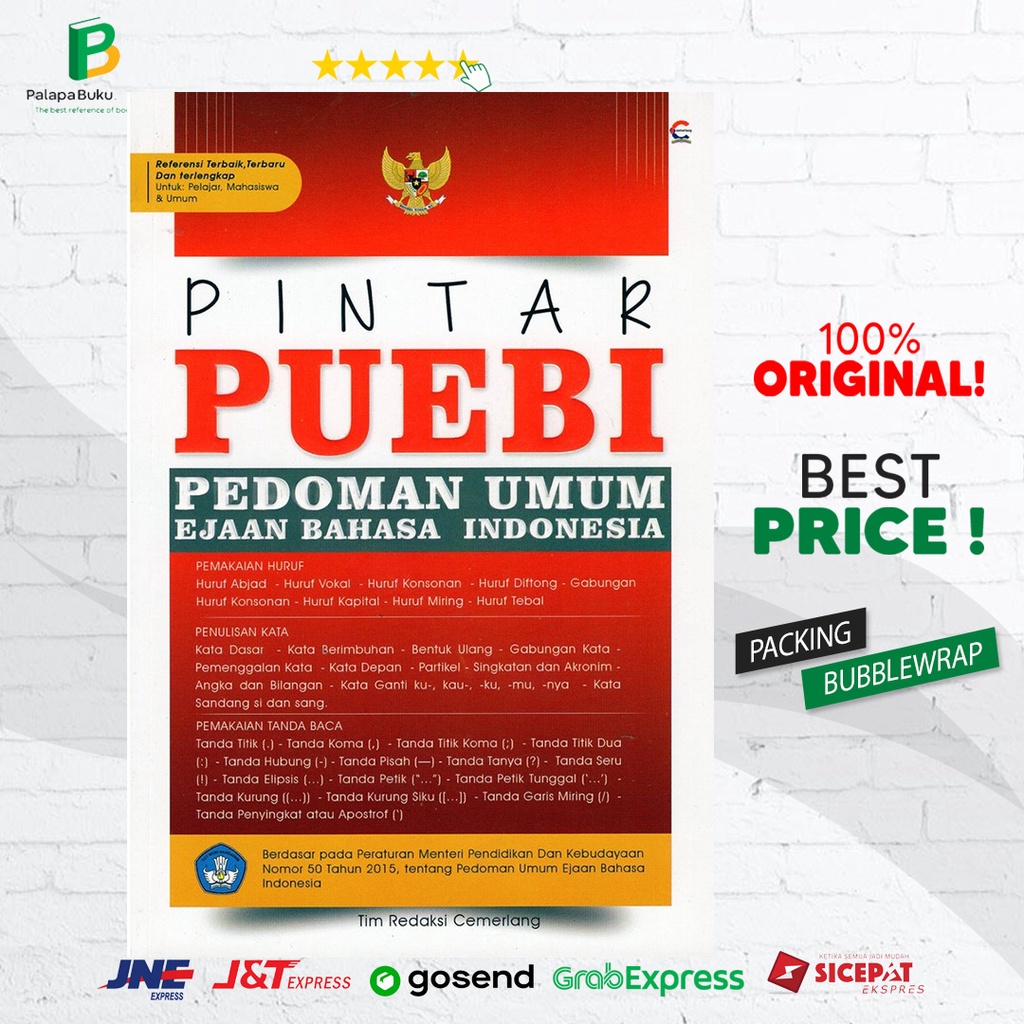 PUEBI Smart Book (General Guide to Indonesian Spelling) | Shopee ...