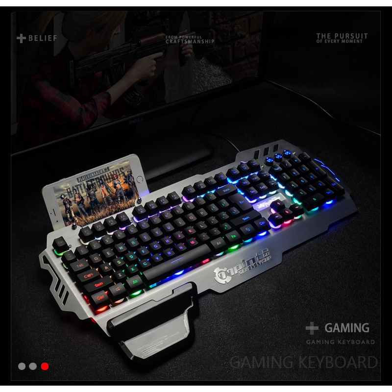 EWA 7pin PK900 Membrane Keyboard Illuminated Gaming Keyboard | Shopee ...