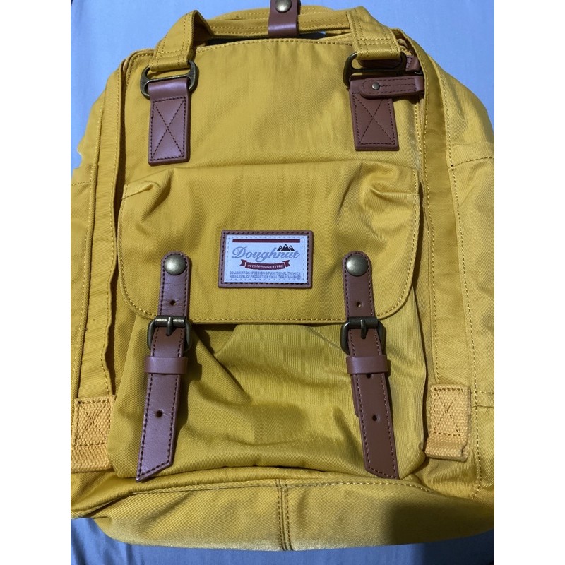 Doughnut macaroon backpack outlet mustard