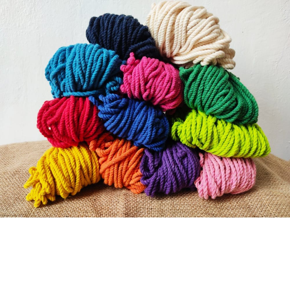 30 yards Colored Macrame Cotton Cord