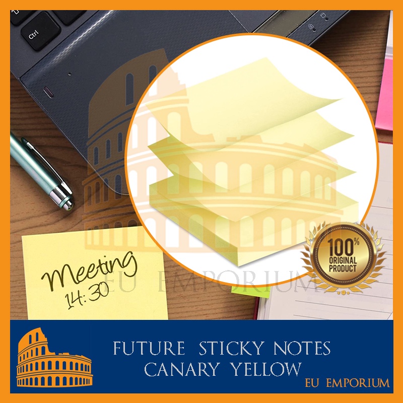 Future Sticky On Note Pad Yellow Page Marker Book Marker Stick Note Pad ...
