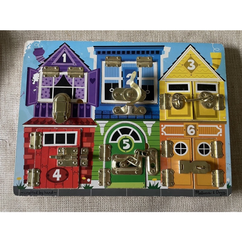 Melissa & Doug Wooden Latches Board Shopee Philippines