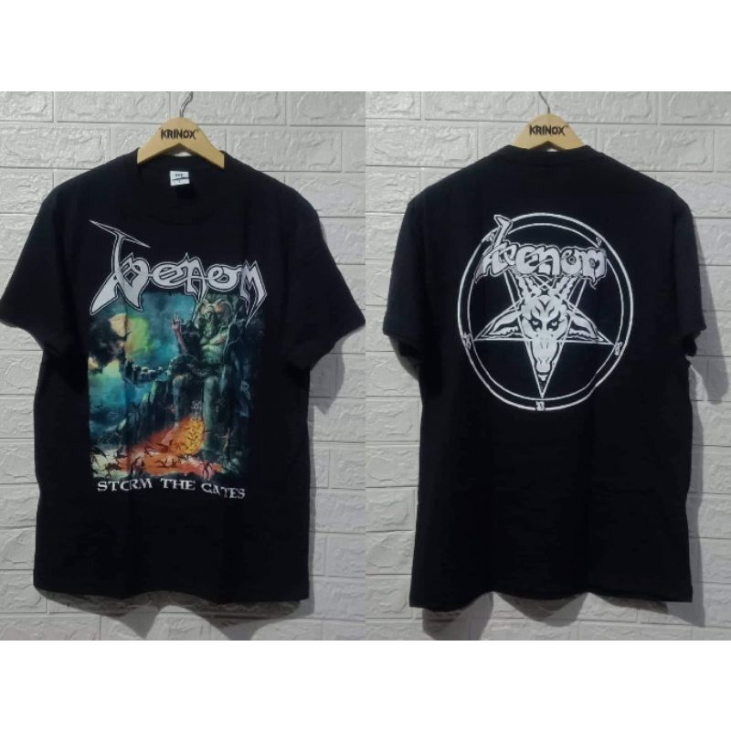 Venom band Tshirt STORM THE GATES builtup premium Shopee Philippines