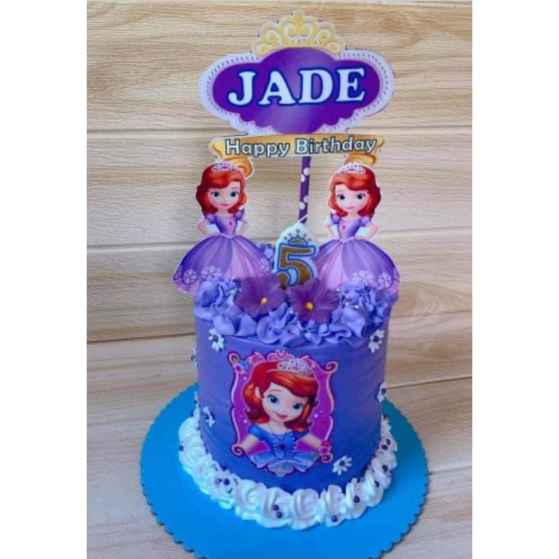 Sofia the First Theme Customized Cake Topper | Shopee Philippines
