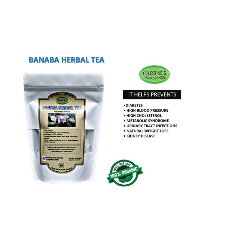 PURE BANABA HERBAL TEA 30 TEABAGS Shopee Philippines