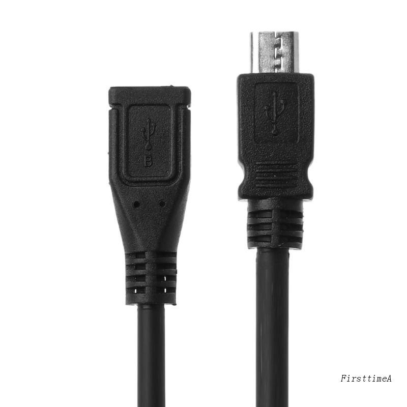 Fir Micro USB Female to Male Data Sync Extension Cable Cord for Samsung ...
