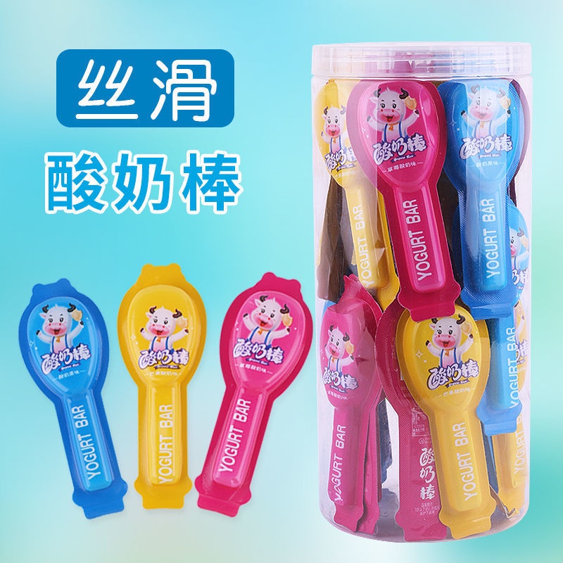 Whole bucket of 30 cheese sticks, yogurt sticks, lactic acid bacteria