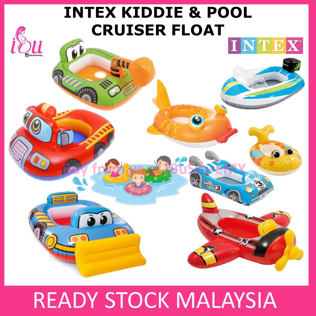 Intex 59586 59380 Swimming Float Boat Float Tractor Fire Truck Kids