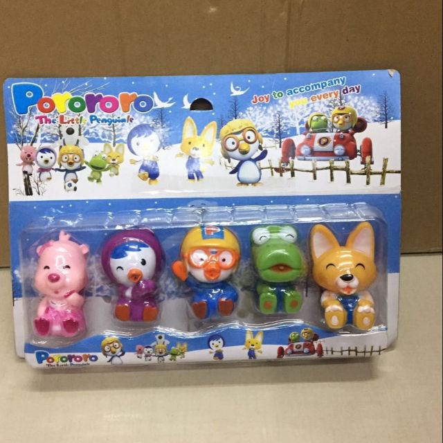 Pororo Figurine Rubberized Characters Kids Toys Gift Ideas