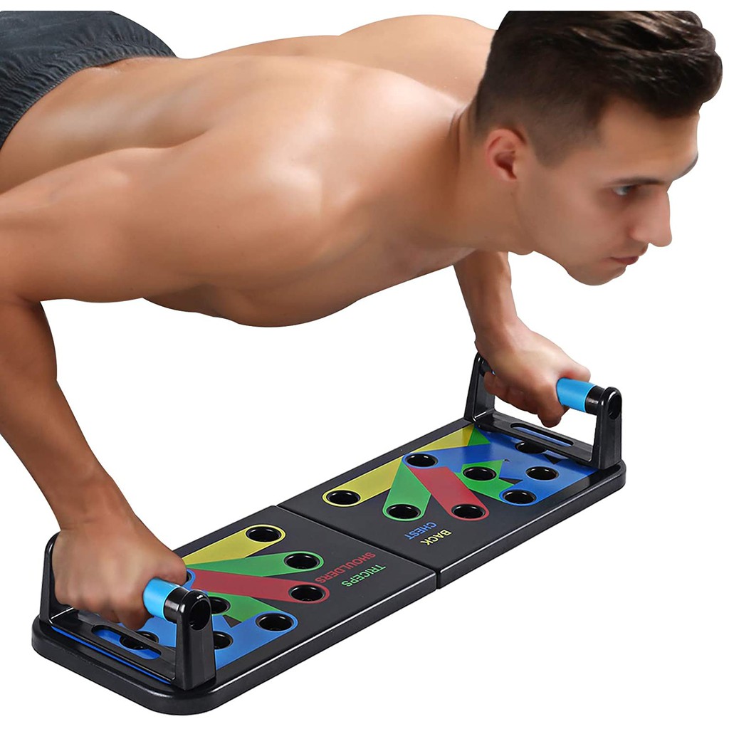 Js 12 in 1 push up board color coded wide push up board system shopee