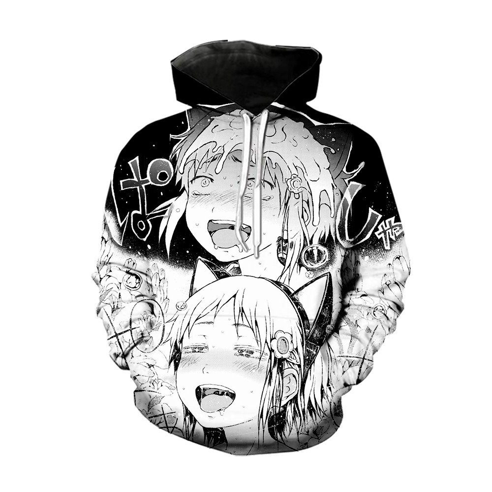 COD Ahegao Hoodies Sweatshirt Autumn Winter Women s Long Sleeve Pullovers Funny 3D Print Tracksuit Shopee Philippines