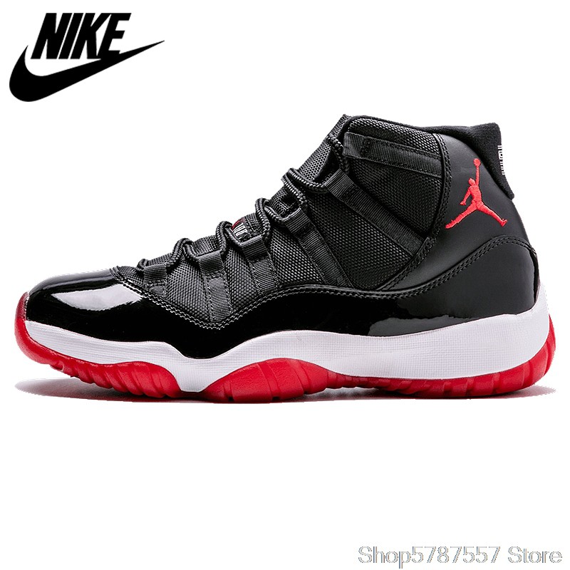 Nike air jordan xi bred best sale aj 11