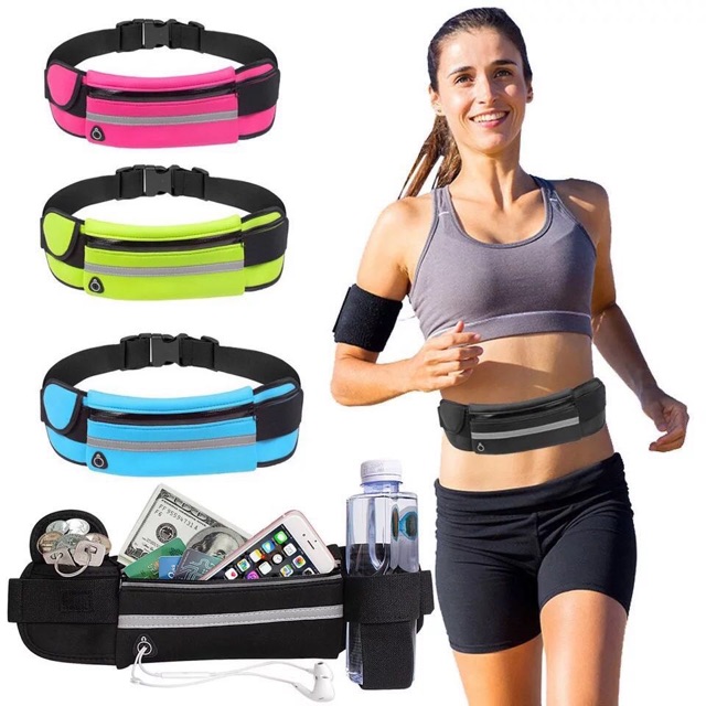 SPORT RUNNING WAIST BELT BAG / SPORT BELT BAG/RUNNING BELT BAG Shopee