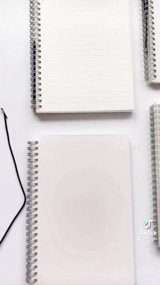 Lined a5 size Bullet Journal Spiral Notebook With Rope School Supplies ...
