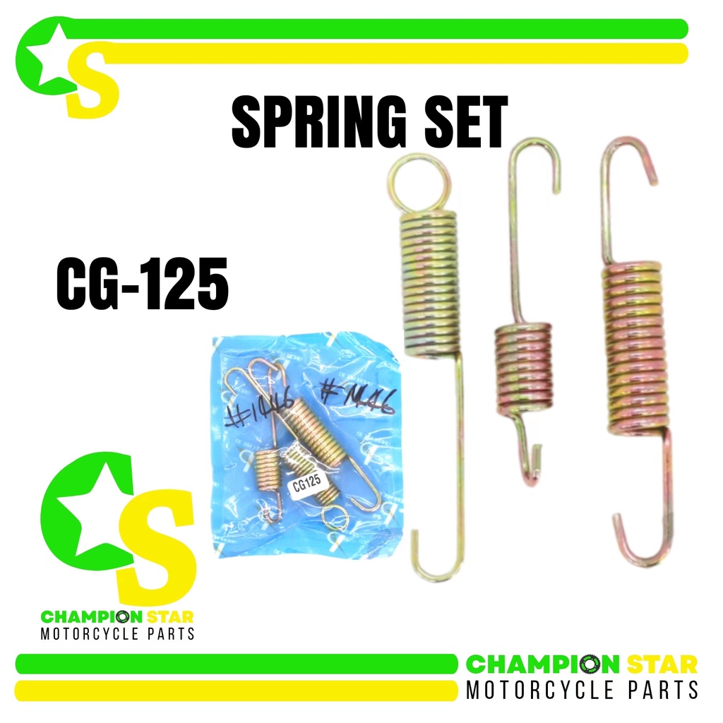 MOTORCYCLE PARTS SPRING SET FOR CG-125,C100 | Shopee Philippines