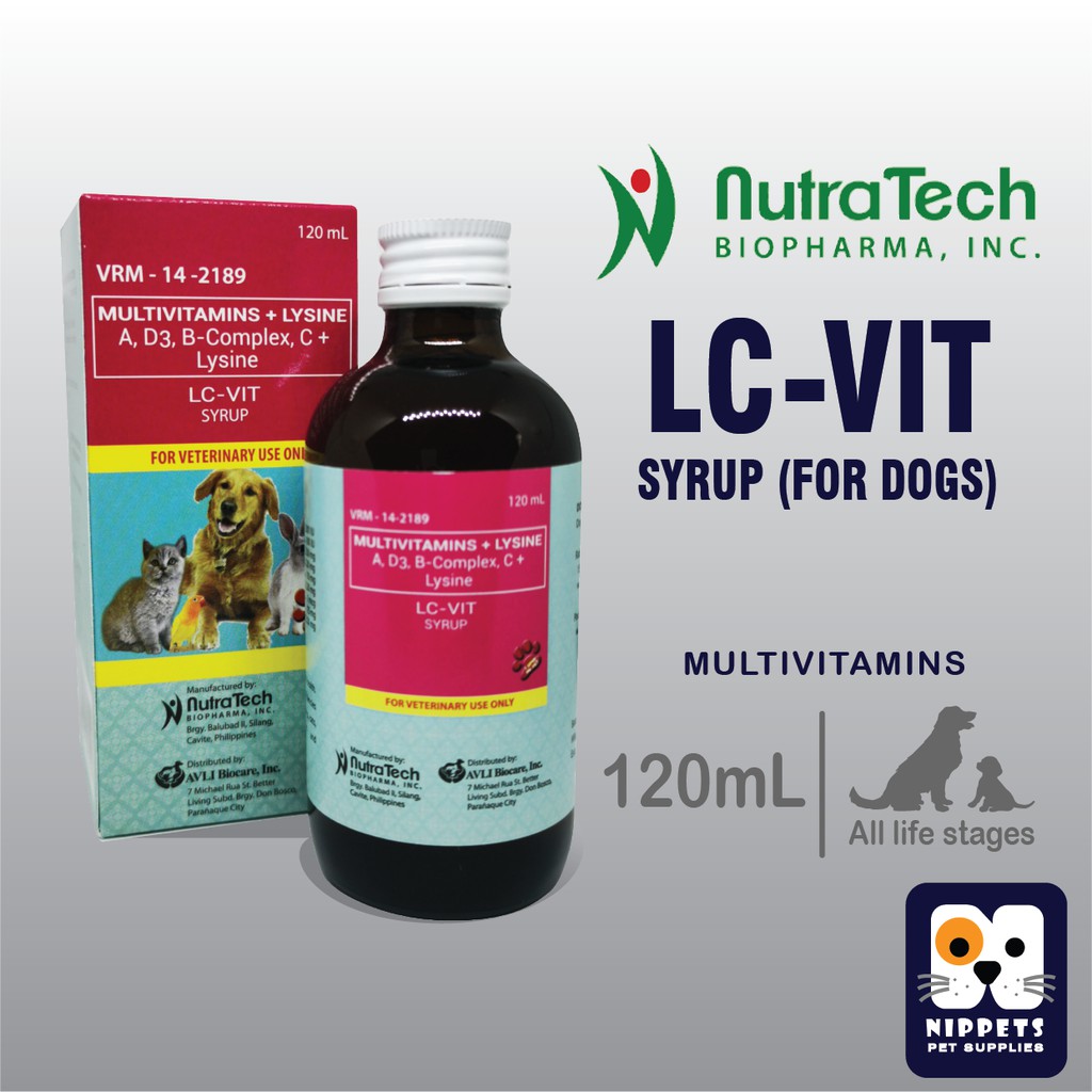 LCVIT SYRUP Multivitamins + Lysine (A, D3, C + Lysine) for