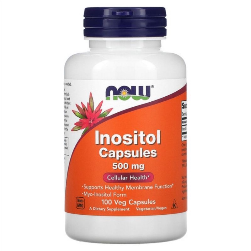 Now Foods Inositol, Choline, Myo-Inositol & D-Chiro Inositol For PCOS ...