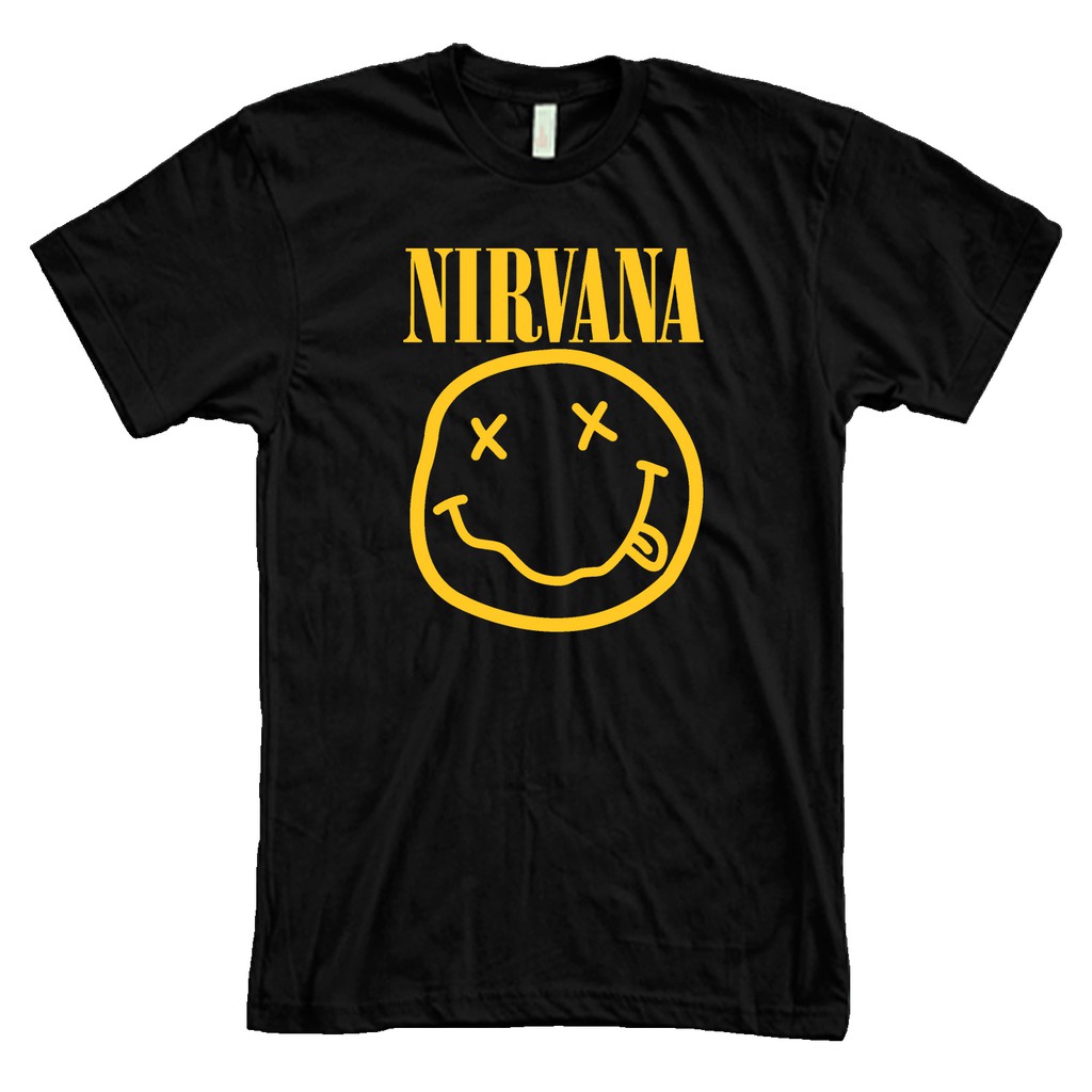 MRL Prints Nirvana Logo T-Shirt Unisex | Shopee Philippines