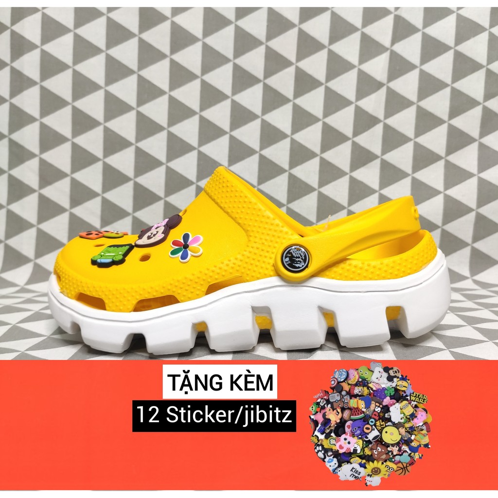 Crocs Slippers With Fish Pattern Free 12 Sticker For Unisex | Shopee ...