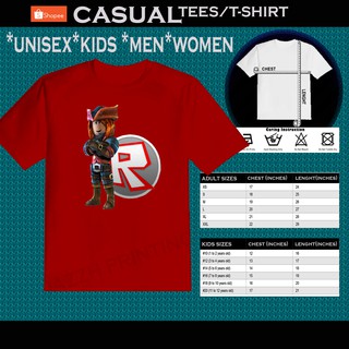 Roblox Characters Kids Printed T-shirt Various Sizes Available 