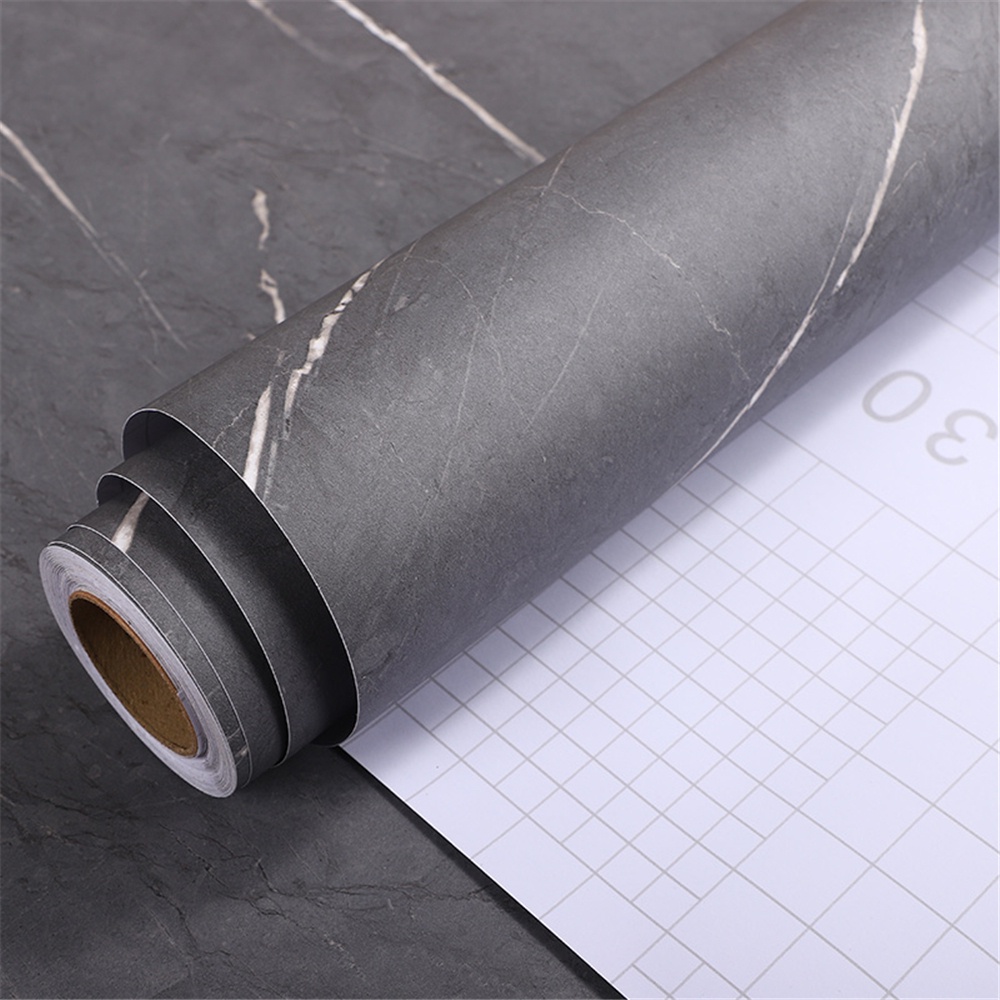 Thick Marble Paper Granite PVC Wallpaper Roll Kitchen Countertop