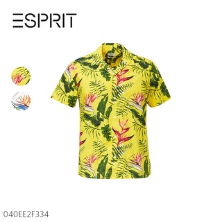 Esprit Men Summer Short Sleeves Collar Shirt | Shopee Philippines